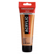 Tube 120 Ml De Peinture Acrylique Royal Talens - Amsterdam - Or Foncé