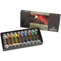 Coffret De 10 Tubes De Peinture À L'Huile 12 Ml Rembrandt - Royal Talens