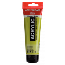 Tube 120 Ml De Peinture Acrylique Royal Talens - Amsterdam - Vert Olive Clair