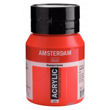 Peinture Acrylique - 500ml - Rouge Pyrrole - Amsterdam