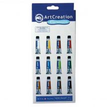 Set Peinture Aquarelle - 12x12ml - Art Création - Talens Art Creation