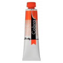 Tube 40 Ml De Peinture À L'Huile Royal Talens - Cobra Study - Orange Permanent - Étude