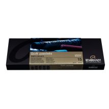 Lot De 15 Crayons De Cire - Rembrandt - Pastel Doux - Couleurs Foncées Assorties - Royal Talens