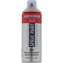 Bombe De Peinture Amsterdam - 400 Ml - Jaune Naples Rouge Clair