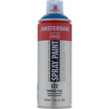 Bombe De Peinture Amsterdam - 400 Ml - Cyan Primaire