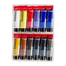 Lot De 12 Tubes 20 Ml De Peinture Acrylique Amsterdam Standard Series - Paysage Urbain