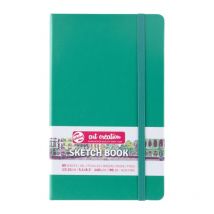 Carnet De Croquis 13 X 21 Cm - 80 Feuilles - Vert Forêt - Talens