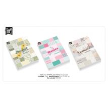 Papier Créatif Craft Id - 24 Feuilles - Modèles Assortis - A4 21 X 29,7 Cm - 250 G/m² - Vendu À L'Unité Scrapbooking