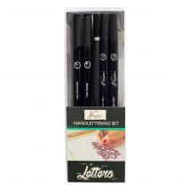 Lot De 5 Stylos Gonge - Noir - Nassau