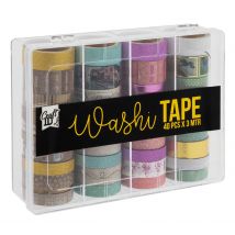 Lot De 40 Washi Tapes Craft Id - 3 M