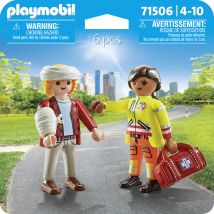Playmobil - Secouriste Avec Blessé - 71506 - Les Secours