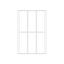 192 Étiquettes Blanches 32x82mm - Herma