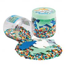 Perles Et Plaques En Pot Hama - 5 Mm - 4000 Perles