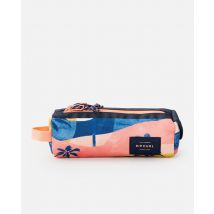 Trousse Rectangulaire 2 Compartiments Rip Curl - Rose - Navy Peach