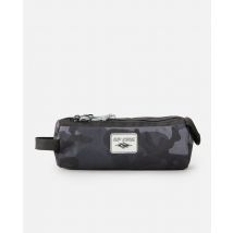 Trousse Rectangulaire 2 Compartiments Rip Curl - Black Grey