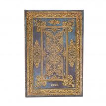 Agenda Semainier 12 Mois 2025 Paperblanks - 9,5 X 14 Cm - Luxe Bleu