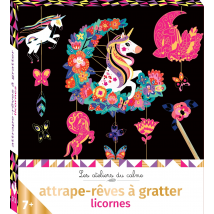 Mini Attrape-reves A Gratter Licornes - Mini-boite Avec Accessoires