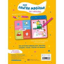 Mon Feutre Magique Les Véhicules - Avec Feutre À Réservoir D'Eau