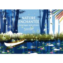 Nature Enchanteée - Coloriages Anti-stress ; 36 Cartes Postales Prédécoupées