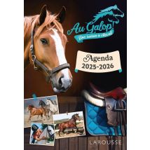Agenda Scolaire 2025-2026 Larousse - 12,8 X 18,8 Cm - Au Galop