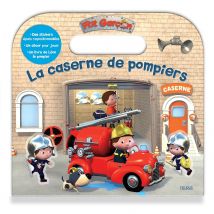 Valise Et Stickers - P'Tit Garçon : La Caserne De Pompiers