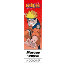 Marque-pages À Colorier Naruto - Orange
