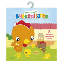 Mes P'Tits Blocs Autocollants - 8 Animaux De La Ferme À Créer