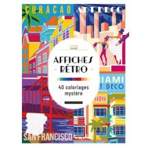 Affiches Rétros - 40 Coloriages Mystère