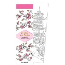 Marque-pages Voyage Au Japon : 50 Marque-pages À Peindre Ou À Colorier