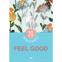 Feel Good - 20 Cartes Postales À Colorier - Merci les livres