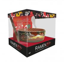 Coffret Ramen - Avec Plus De 30 Recettes De Cuisine Japonaise ! : Un Bol Et Une Cuillère En Céramique, Une Paire De Baguettes En Bois Et Un Livre De 