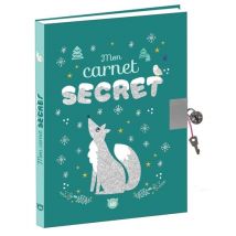 Carnet - Bleu - 23 X 20 Cm - Carnet Secret Hiver