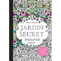 Jardin Secret : 20 Cartes Postales Détachables À Colorier