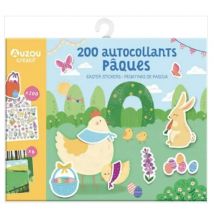 200 Autocollants Pâques