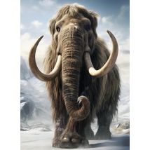 Carnet - 13 X 18 X 0.7 Cm - Mammouth - 96 Pages Lignées