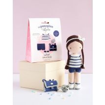 Kit Crochet Les Editions De Saxe - Panoplie Lulu École - Lulu Compotine