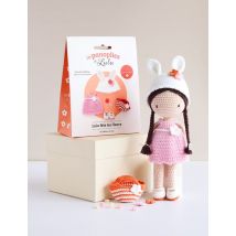 Kit Crochet Les Editions De Saxe - Panoplie Lulu Fleurs - Lulu Compotine