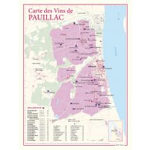 Carte Des Vins De Pauillac