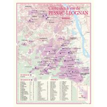 Carte Des Vins De Pessac-leognan (graves)