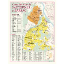 Carte Des Vins De Sauternes Et Barsac