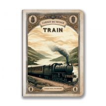 Carnet De Voyage Aventura Editions - 21 X 14,8 Cm - Train : À Chaque Train, Une Histoire - 124 Pages Lignées