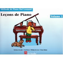 Lecons De Piano, Volume 1 Methode De Piano Hal Leonard - Piano - Recueil