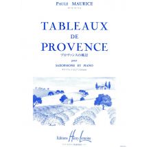 Tableaux De Provence --- Saxophone Alto Et Piano