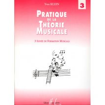 Pratique De La Théorie Musicale - Vol.3