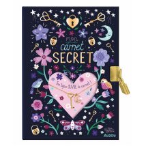 Carnet Auzou - 11.6 X 15.4 X 3.1 Cm – Mon Carnet Secret : Joli Bijou - 164 Pages