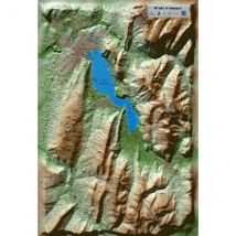 Carte En Relief D'Annecy