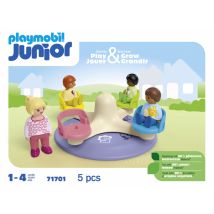 Playmobil Junior - Enfants Et Tourniquet Junior - 71701 - Playmobil Junior