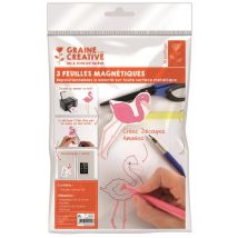 3 Feuilles Magnétiques - A4 - Graine Creative