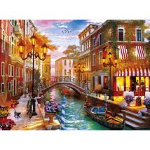 Puzzle 500 Pièces - High Quality Collection - Couche De Soleil Sur Venise - Clementoni