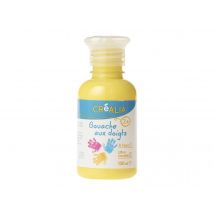 Gouache Aux Doigts - 150 Ml - Jaune - Créalia enfants